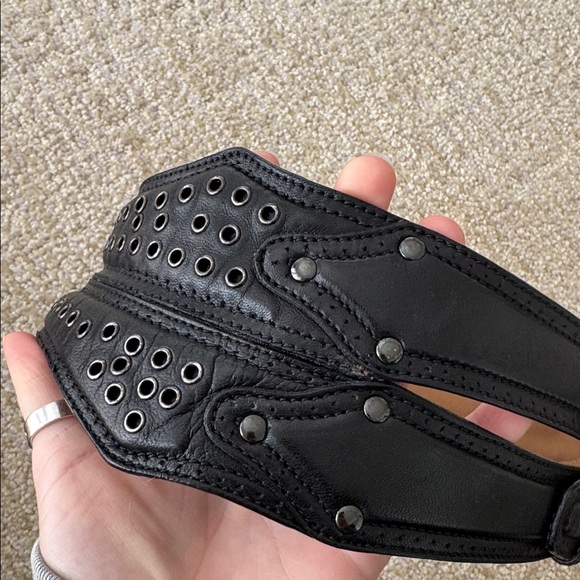 Alaia Wide Grommet Studded Corset Belt - Picture 8 of 12